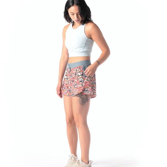 NEW SmartWool women Active Lined Shorts - 4”, Merino Wool, Built-In Briefs 253 - Picture 7 of 7